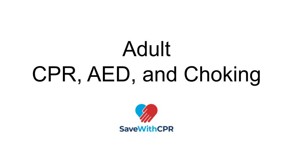 Image of Adult CPR/AED/Choking