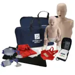 A complete CPR training kit.